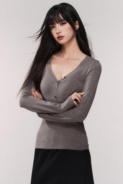 Knitted Waist-Cinching Top
