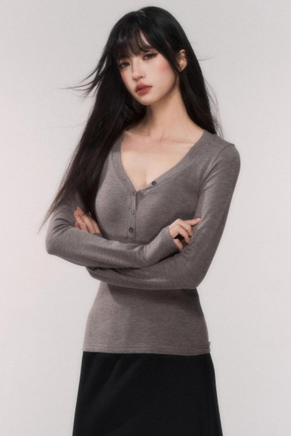 Knitted Waist-Cinching Top