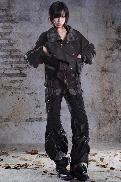 Original Retro Heavy Buckle Flight Jacket