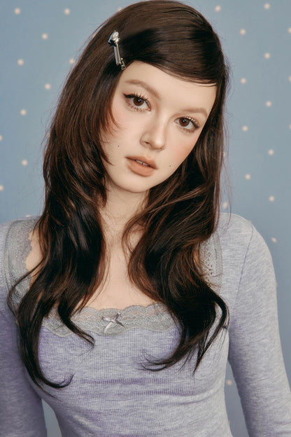 Long Sleeve Lace T-Shirt