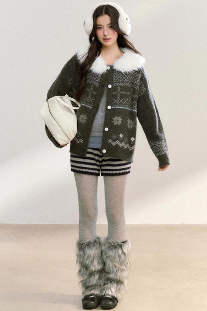 Detachable Knitted Sweater Jacket