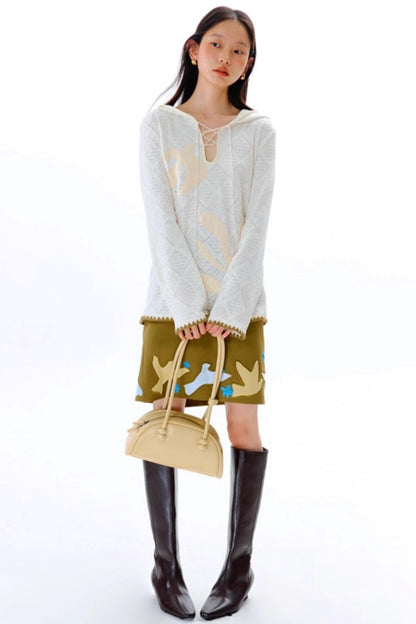 Wilderness Floral Knitted Long Sleeve T-shirt