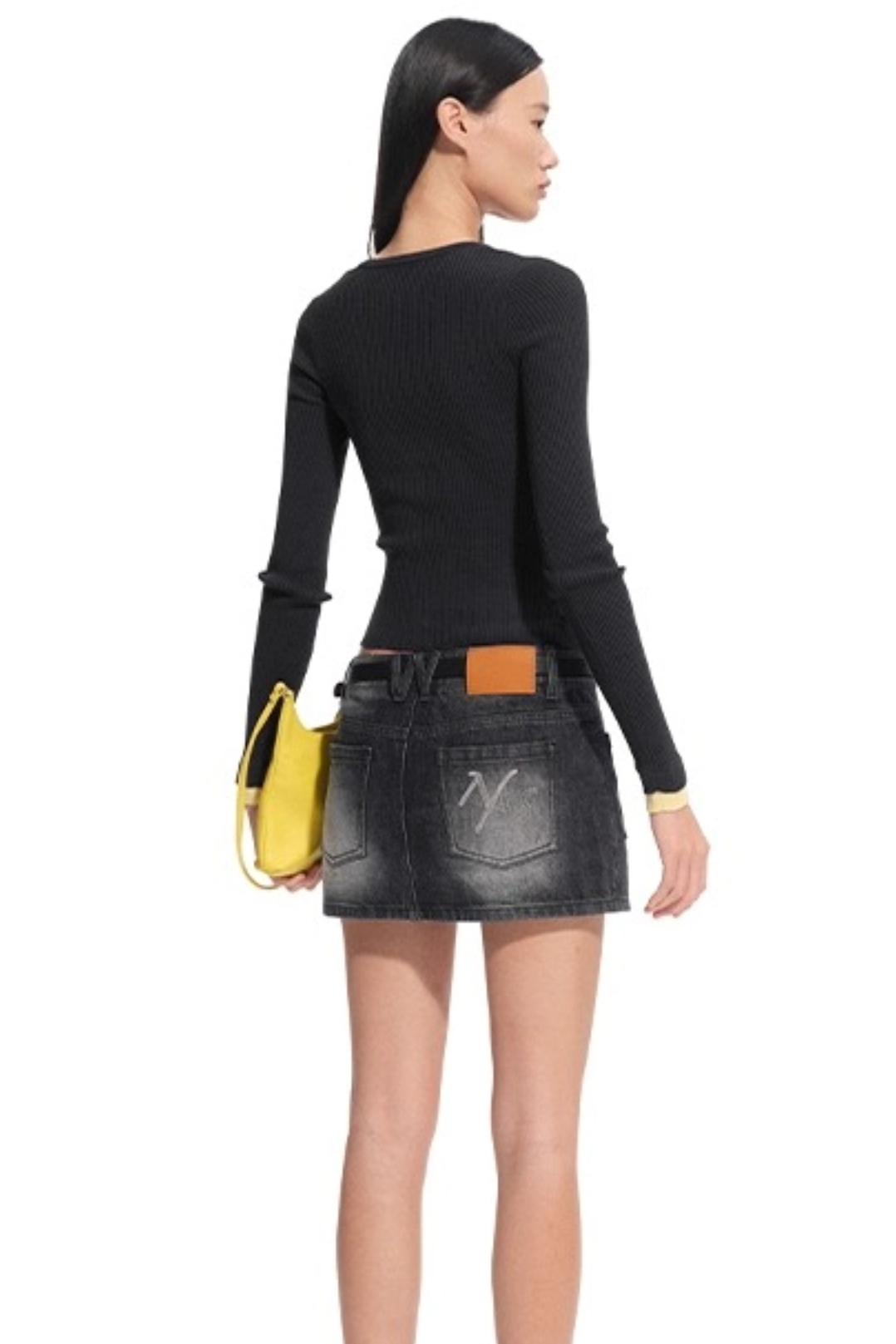 Modern Water Straight Skirt