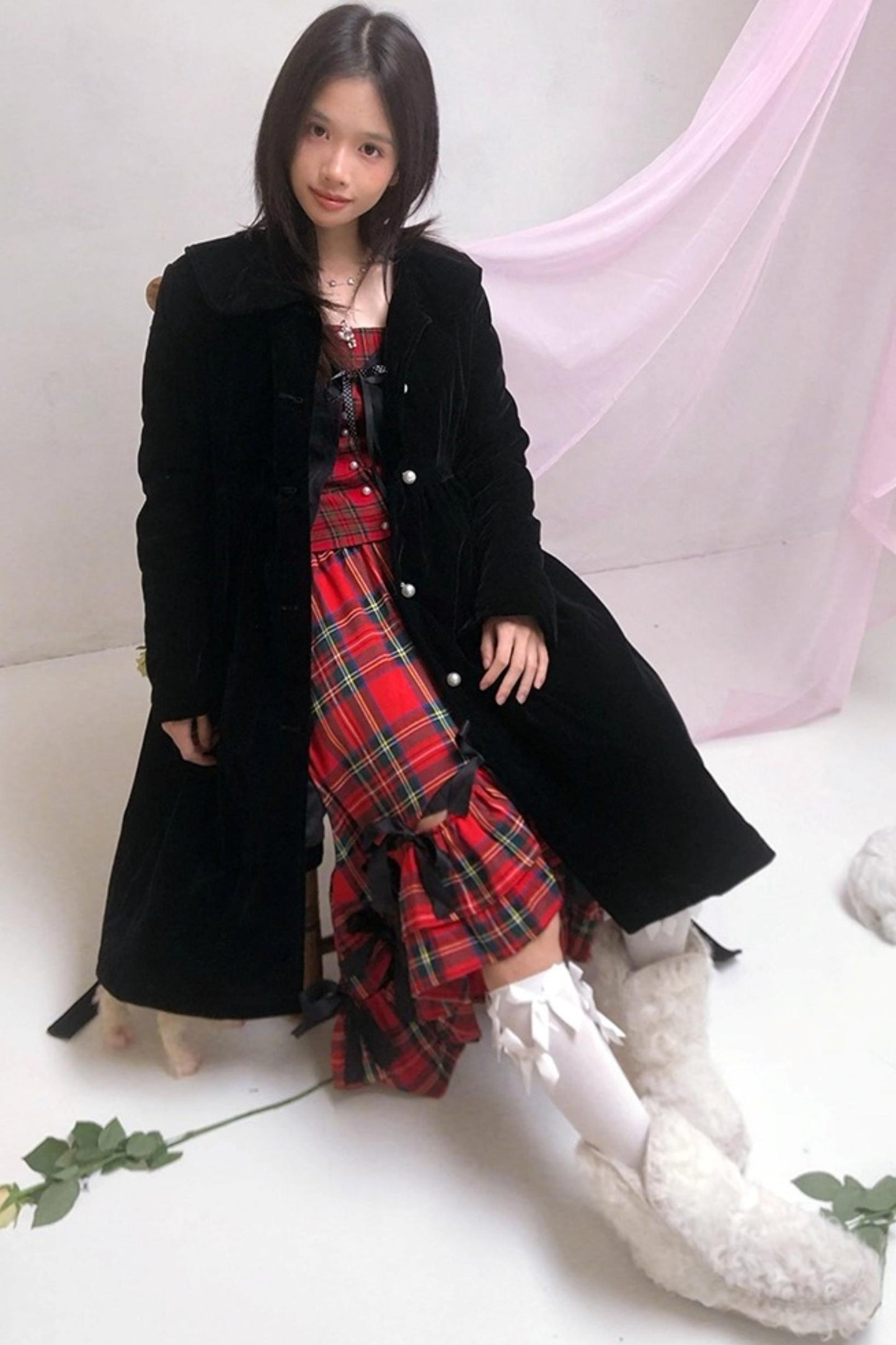 Happy Birthday Polka Dot Red Checkered Shirt