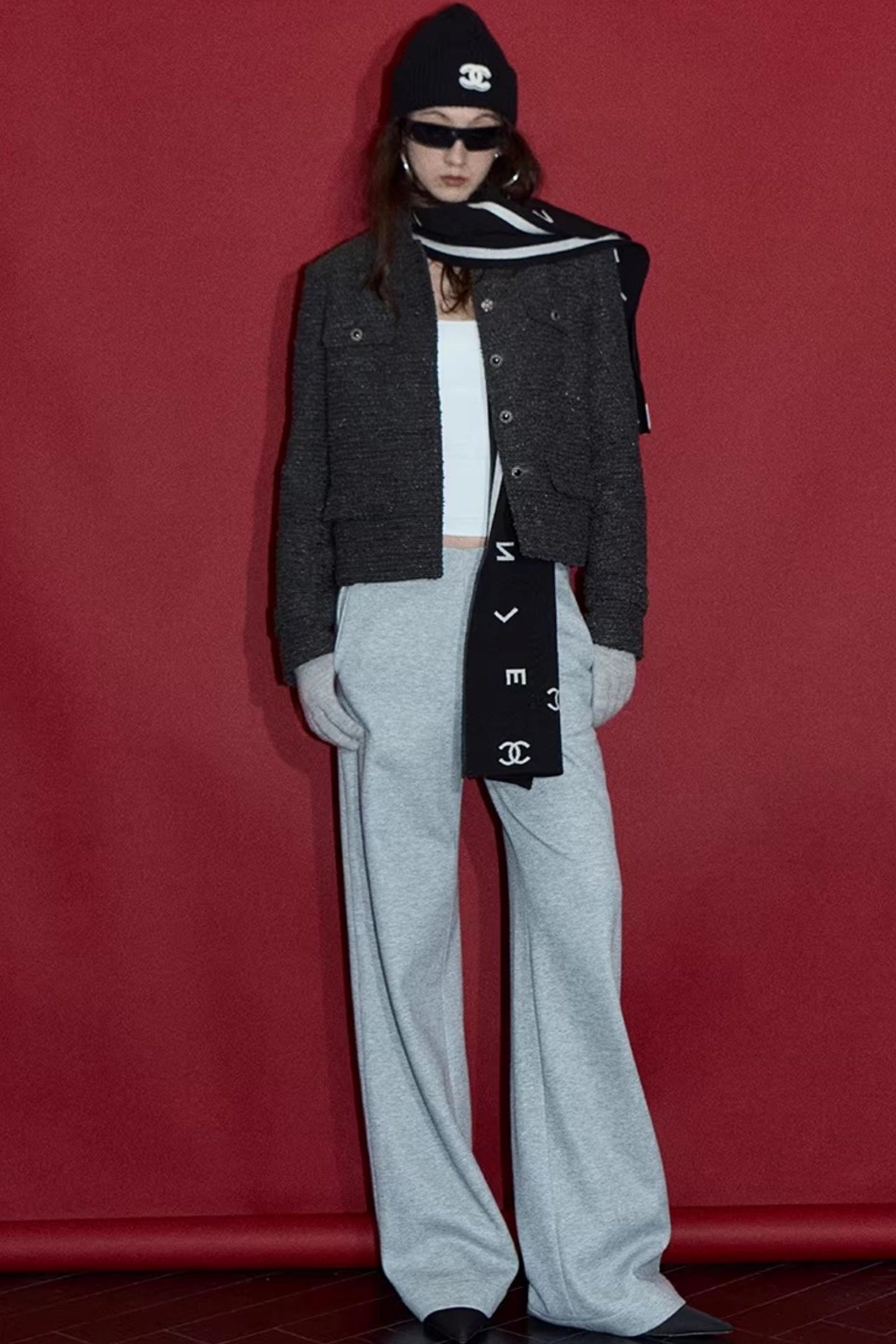 Symmetrical Pocket Chanel Jacket