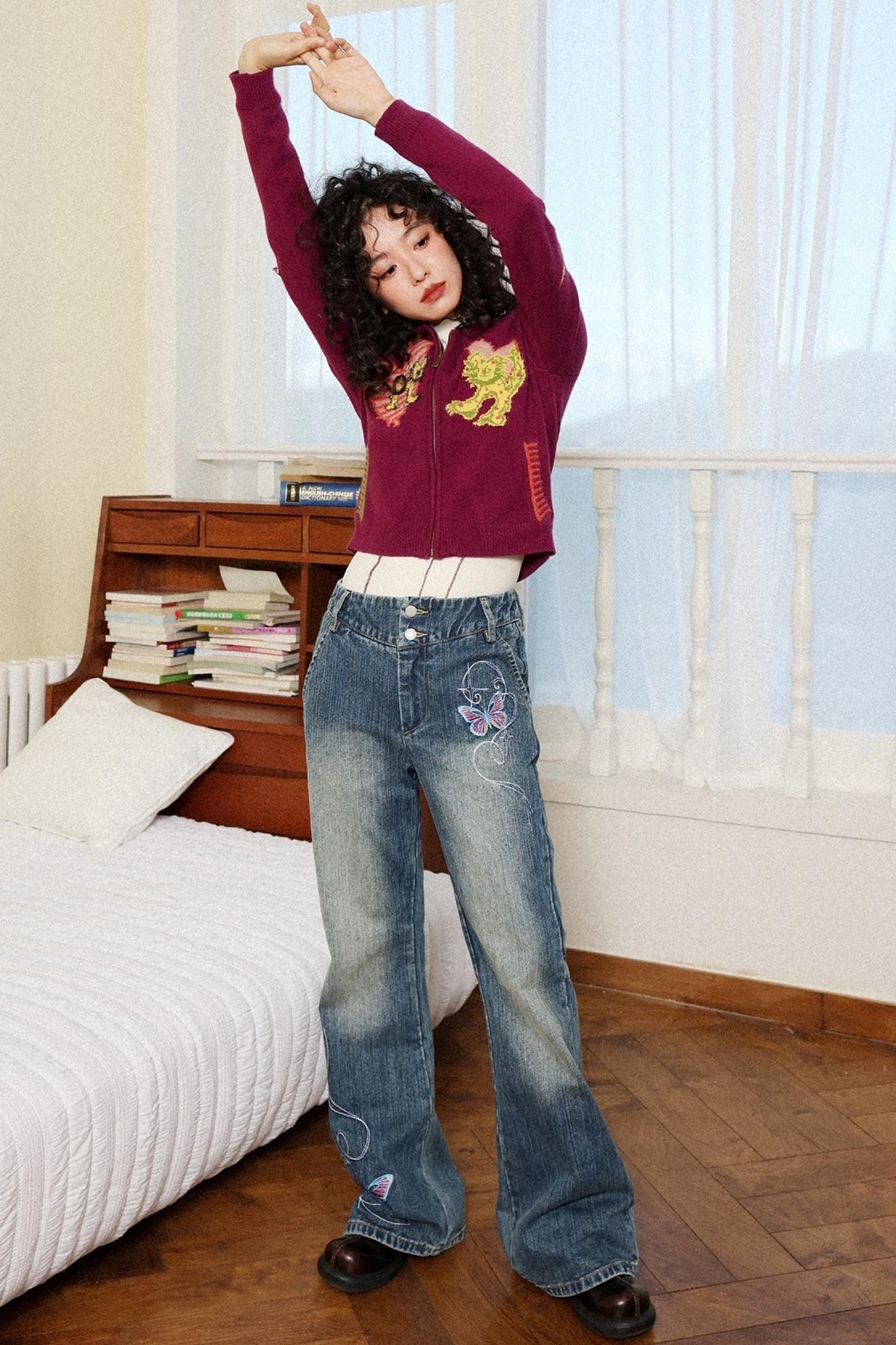 Dream Butterfly Bootcut Jeans