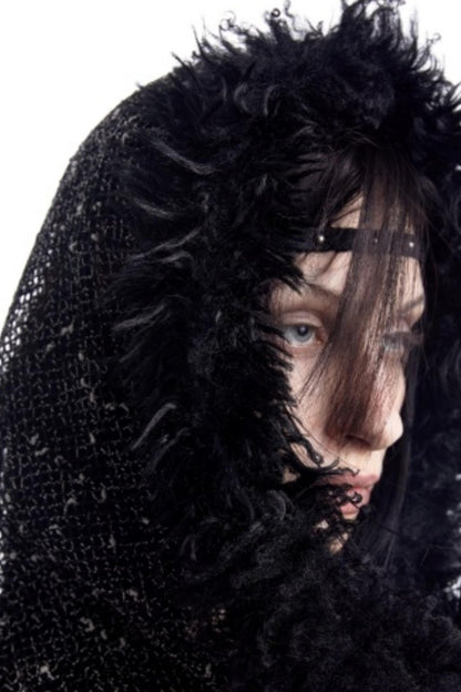 Snow Particles Wool Scarf