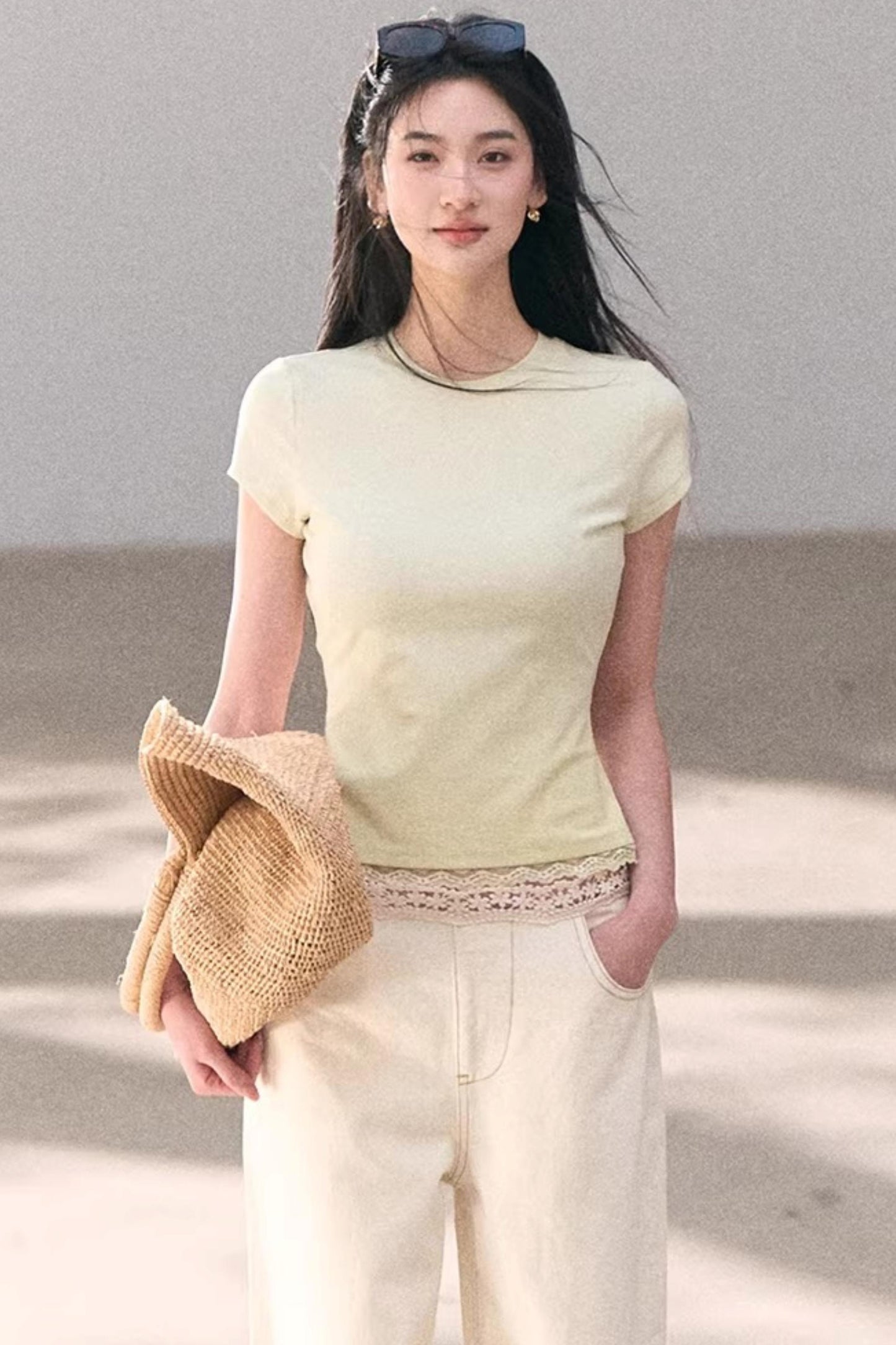 Melody Gradient Lace Top