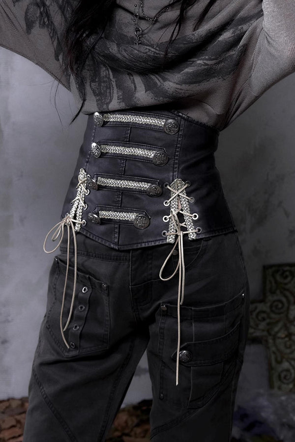 Vintage Knight Leather Waist Seal