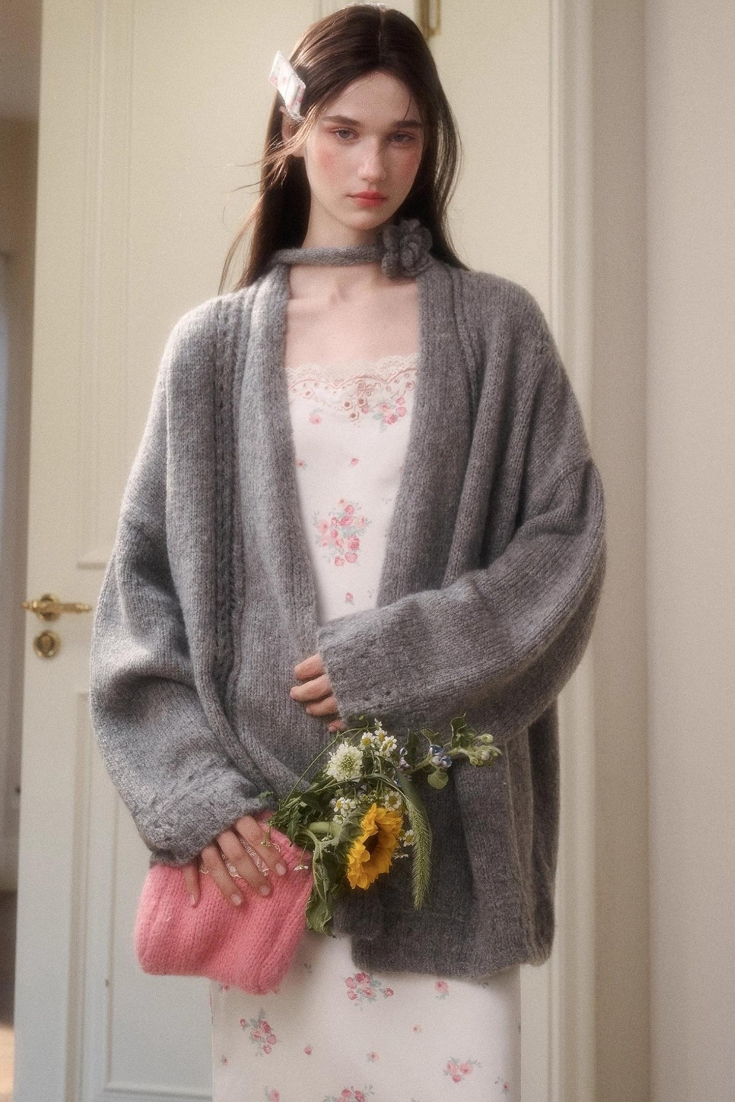 Wool Knit Cardigan