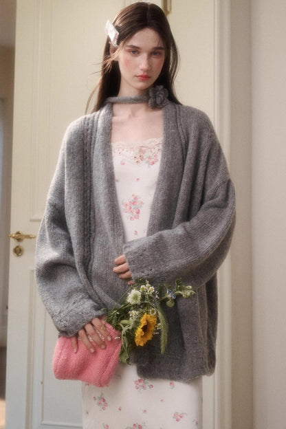 Wool Knit Cardigan