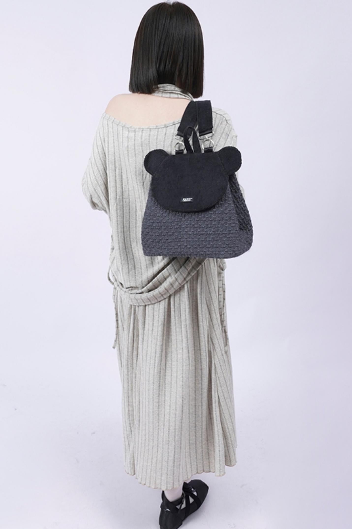 Patchwork Bear Crossbody Bag