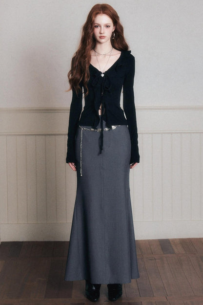 Mermaid High-Waisted A-Line Skirt