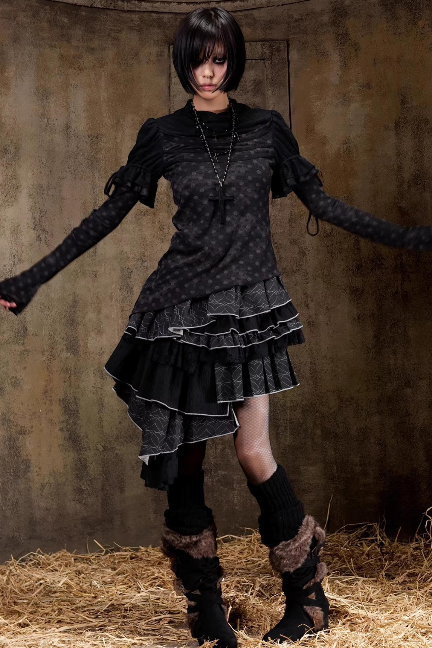 Court-Style Knit Top
