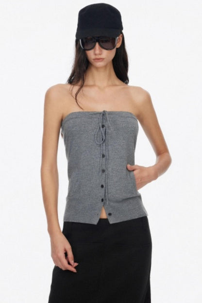 Two Piece Wool Knit Cardigan Set-Up