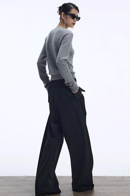 Contrasting Pearl Cardigan