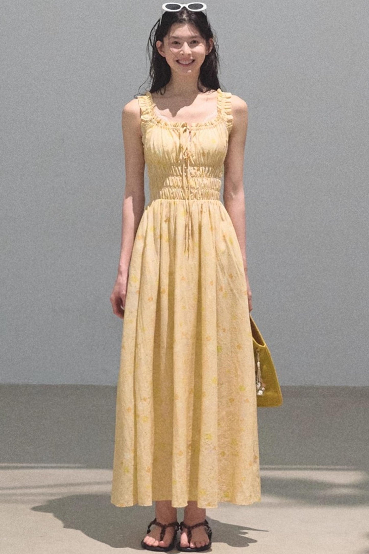 Bubbling Soda Sleeveless Slip Dress