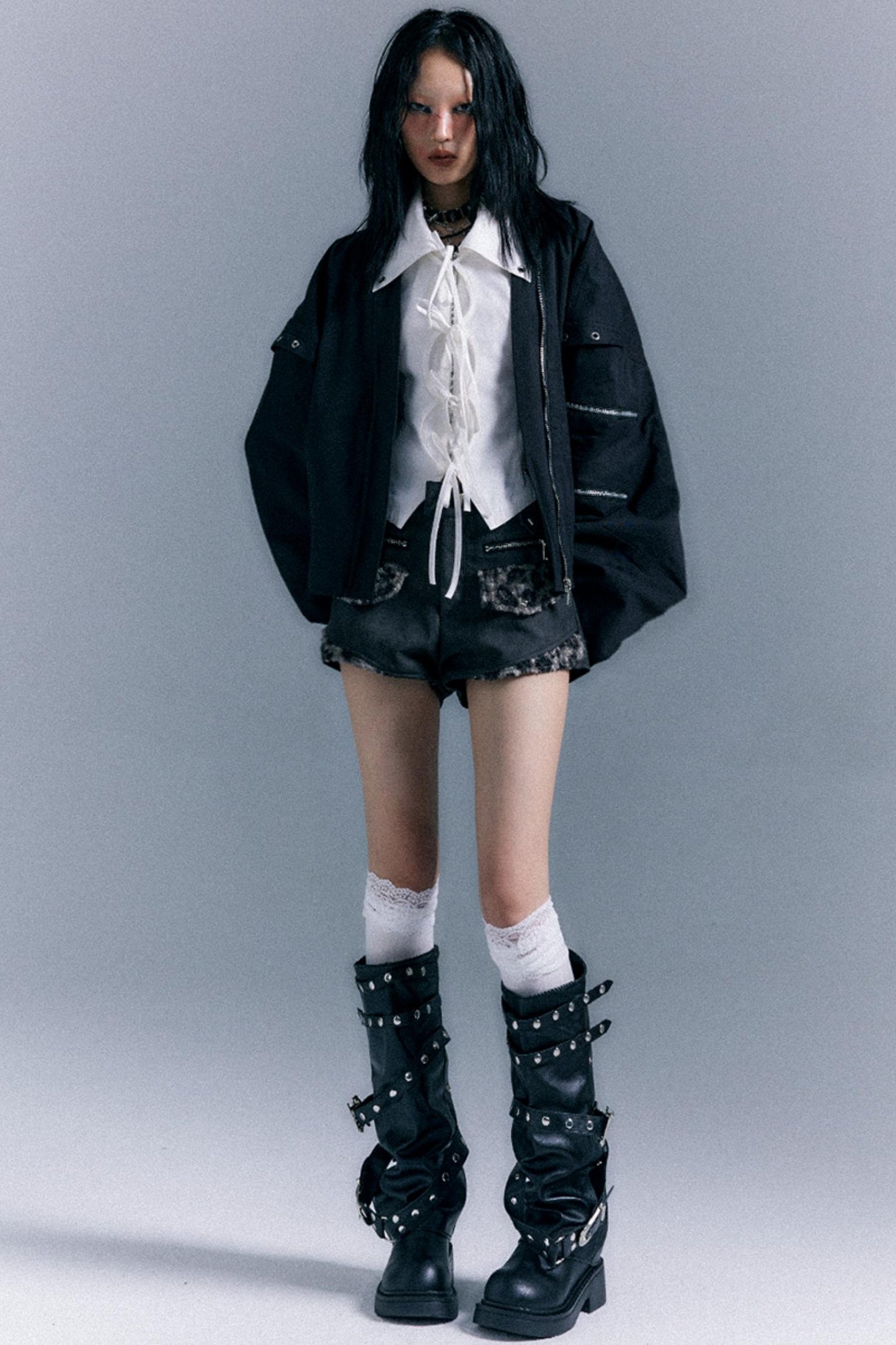 Vintage Oversized Bomber Jacket