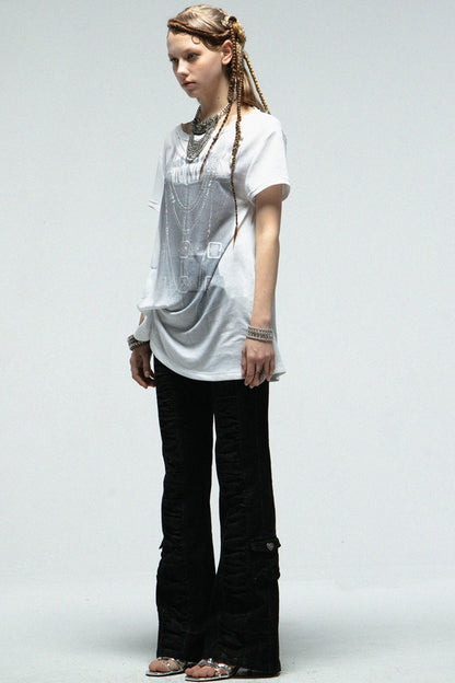 Short Sleeve Button Tee