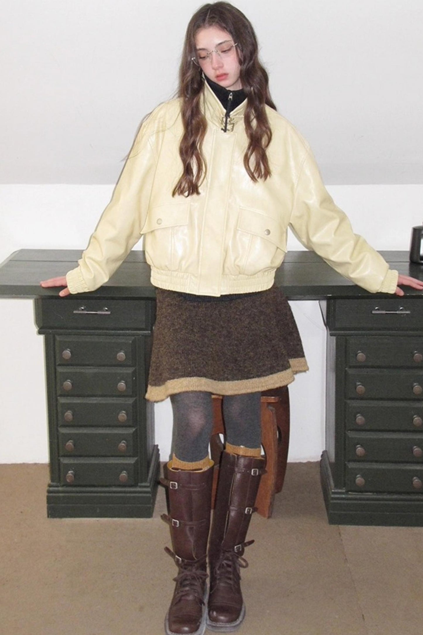 Vintage Wool Fair Isle Sweater Set-Up