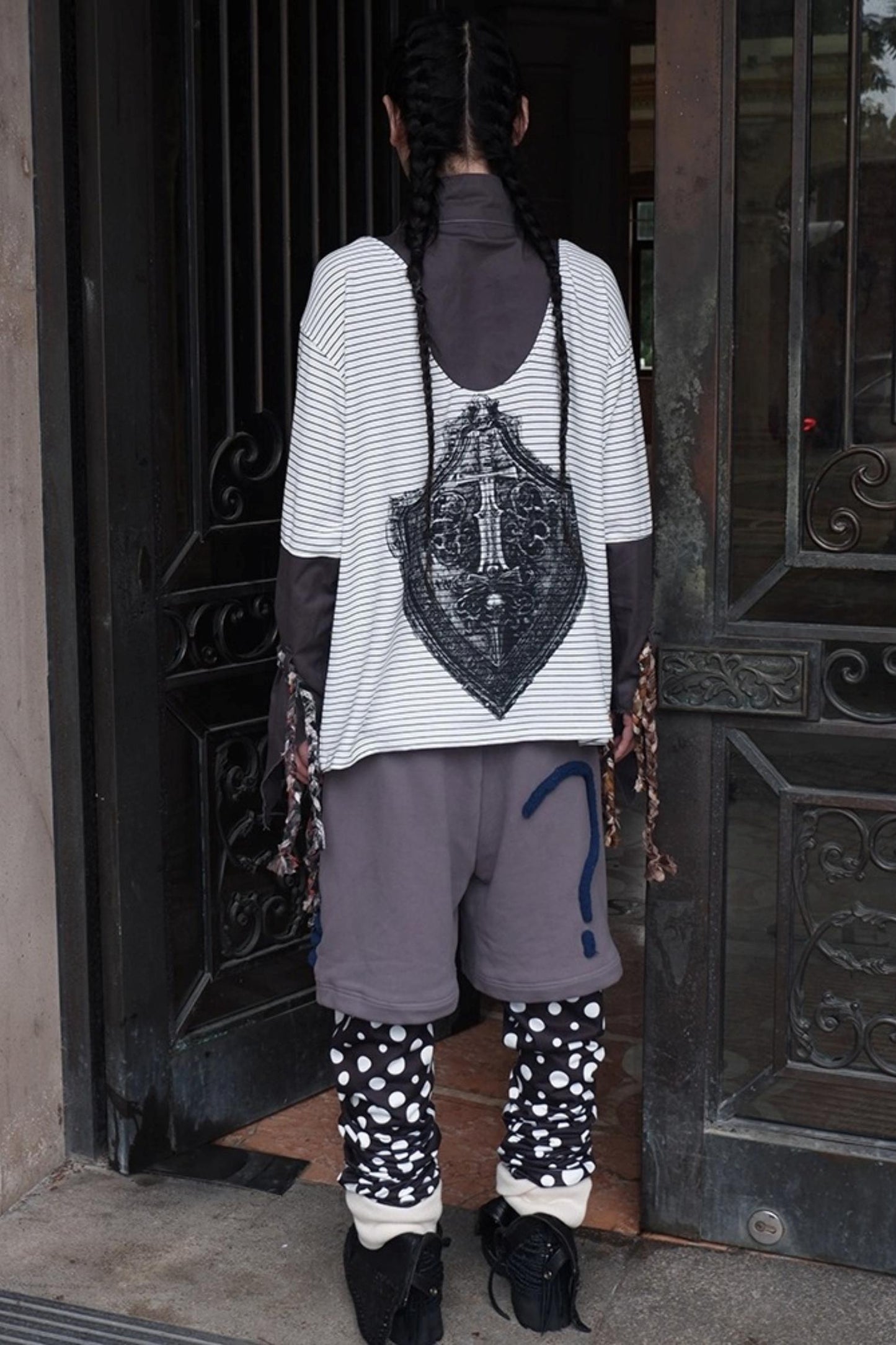 Multi-Tie Loose Long Sleeves Top