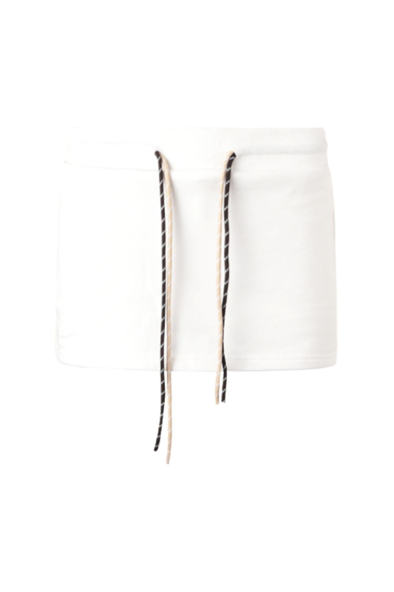 Contrast Double Rope Short Skirt