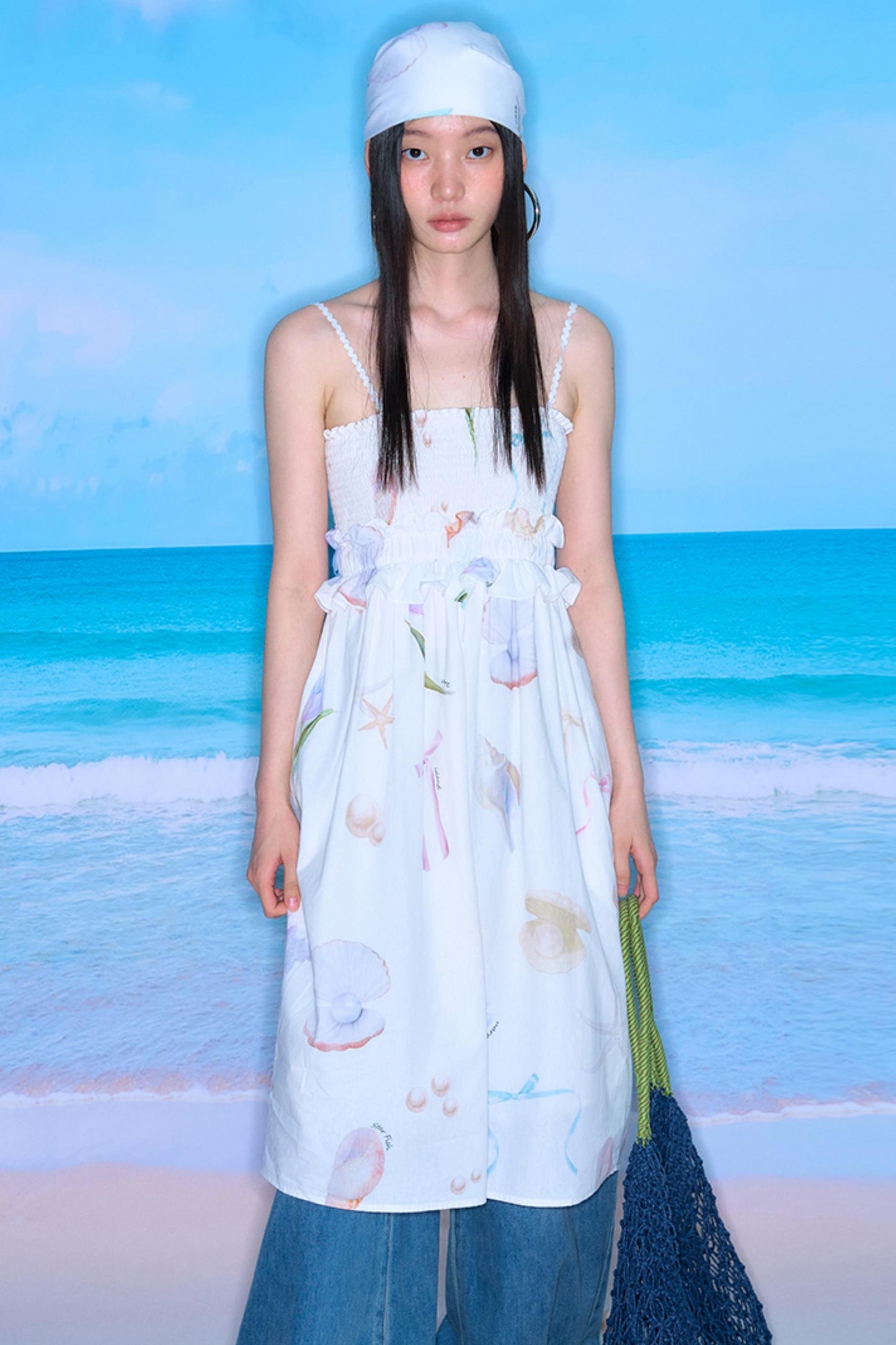 Chic Sea Bustier Skirt