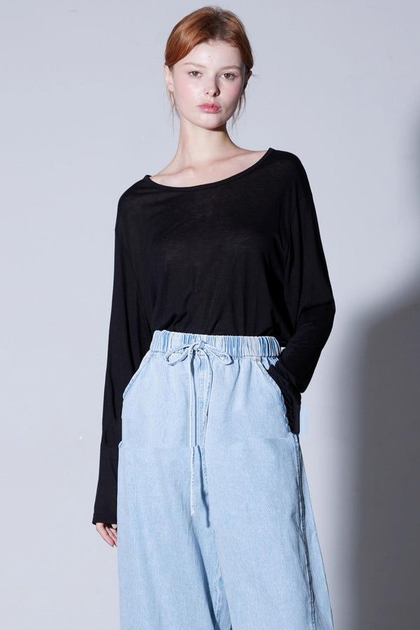 Soft Mulberry Silk Relaxation T-Shirt