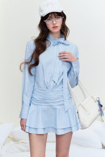 Spring Lace-Up Dress