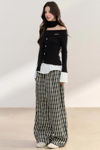 Patchwork Knitwear Sweater