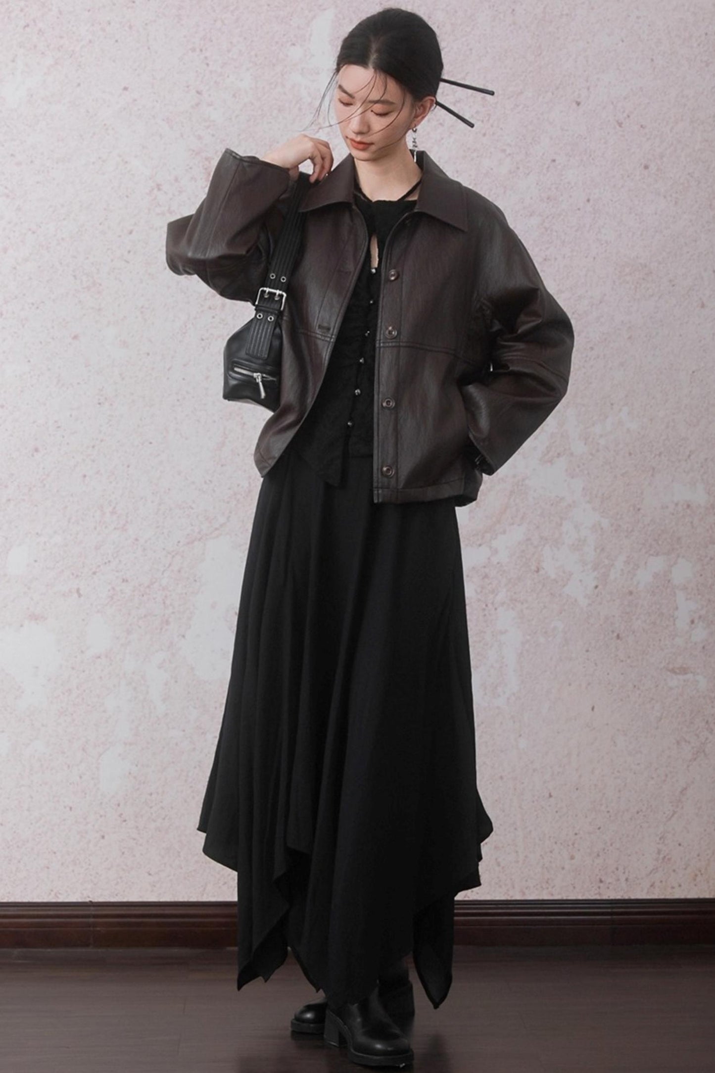 Caramel Coffee Leather Jacket