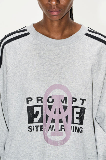 Flower Gray Clash Sweatshirt