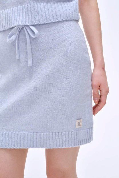 Heartbeat Dialogue Knit Skirt Set-Up