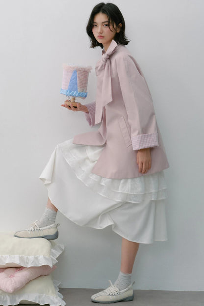 Vintage Flower Puffy Skirt