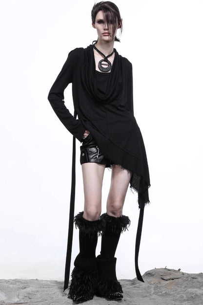 Hustle Lyocell Knit Collar T-shirt