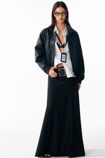 Versatile Cropped Shoulder Shirt