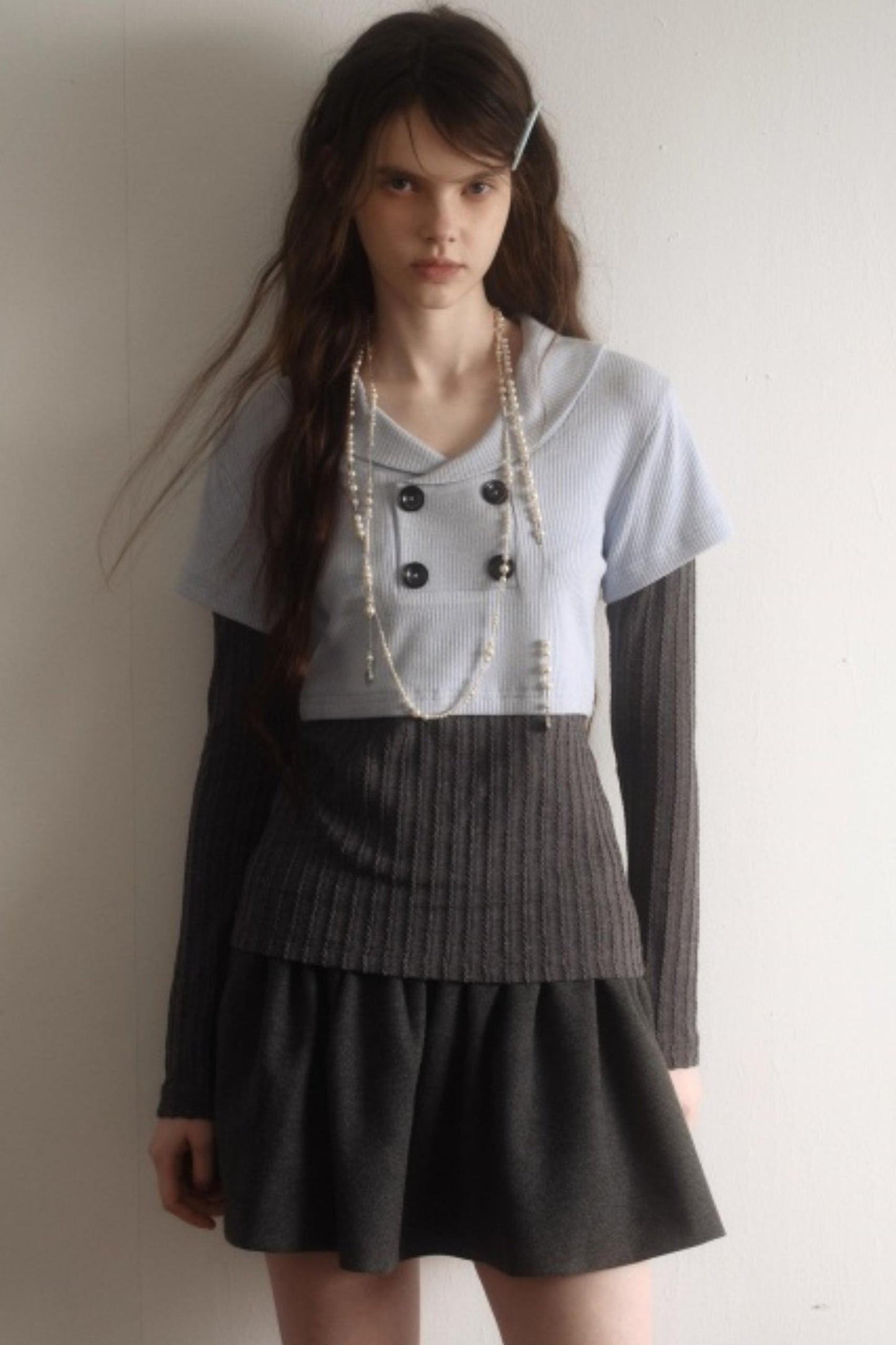 Vintage Sailor Knit Top