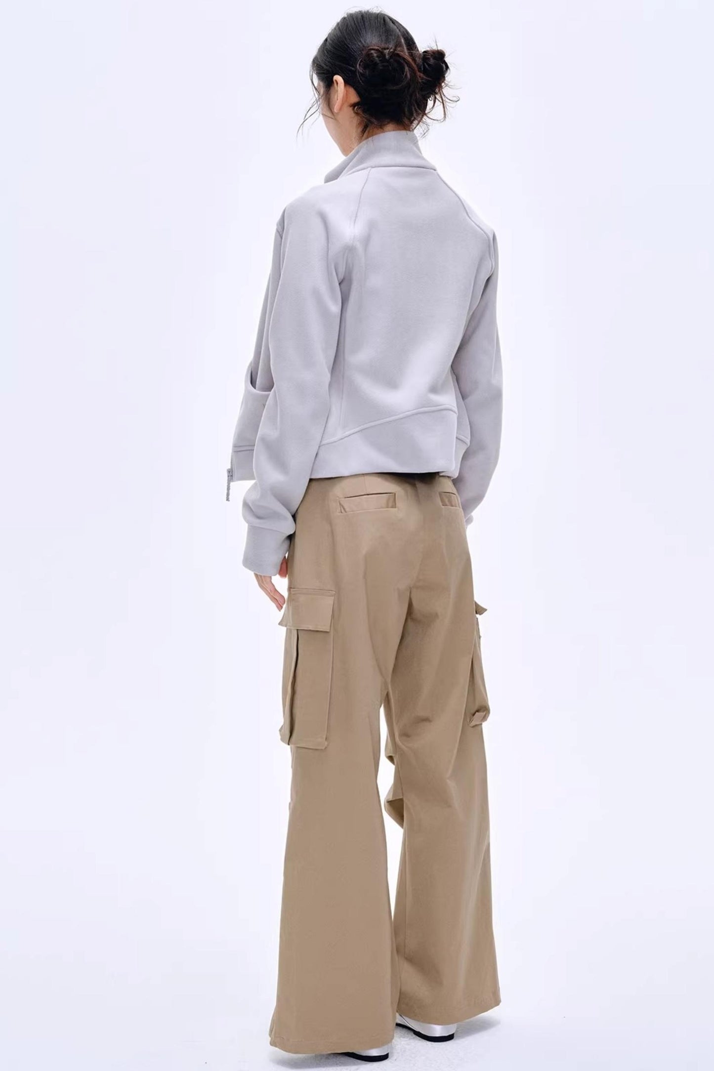 Vintage Pleated Workwear Pants