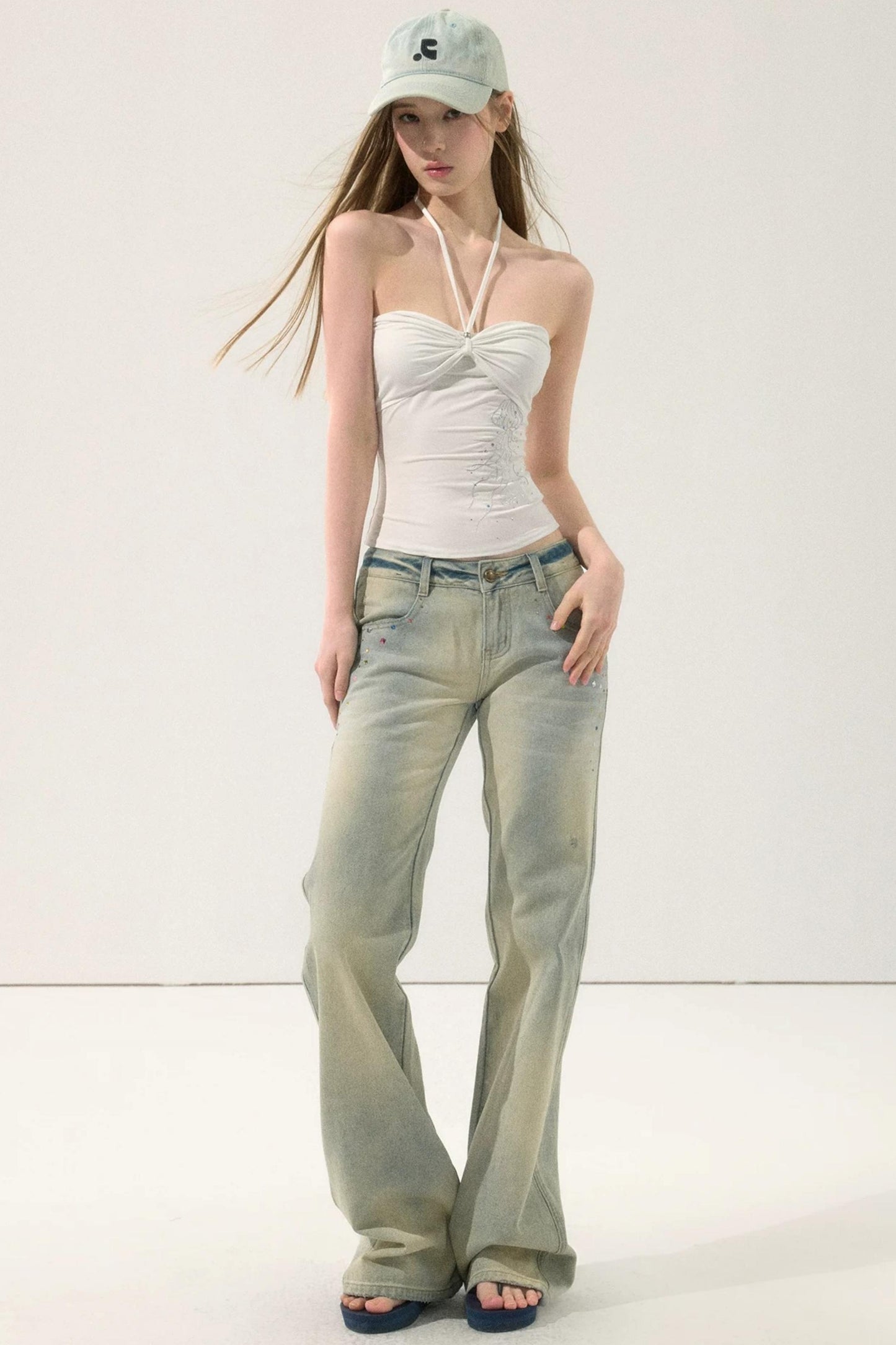 Rhinestone Twist Tube Top