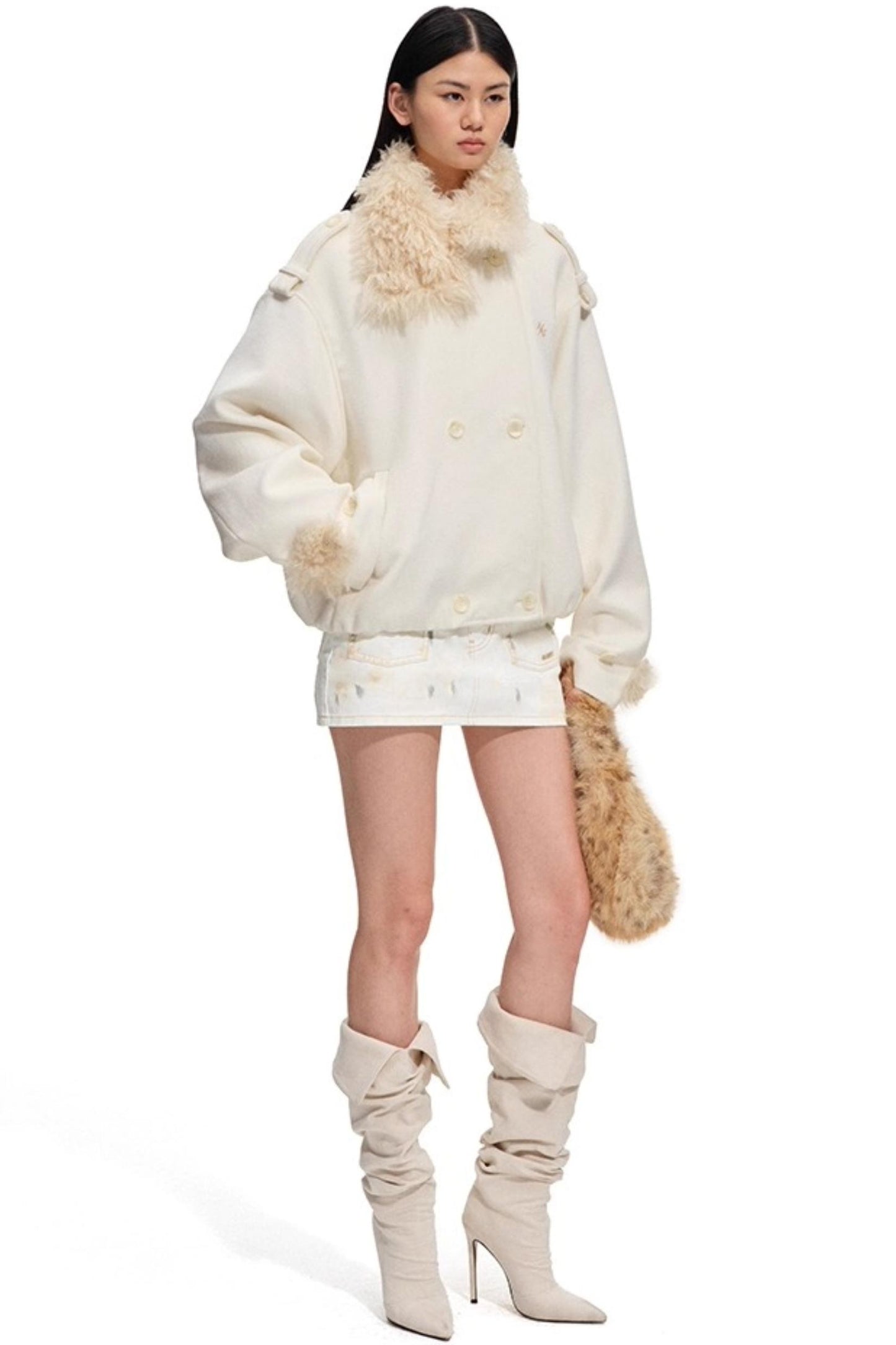 Polar Denim Twill Skirt