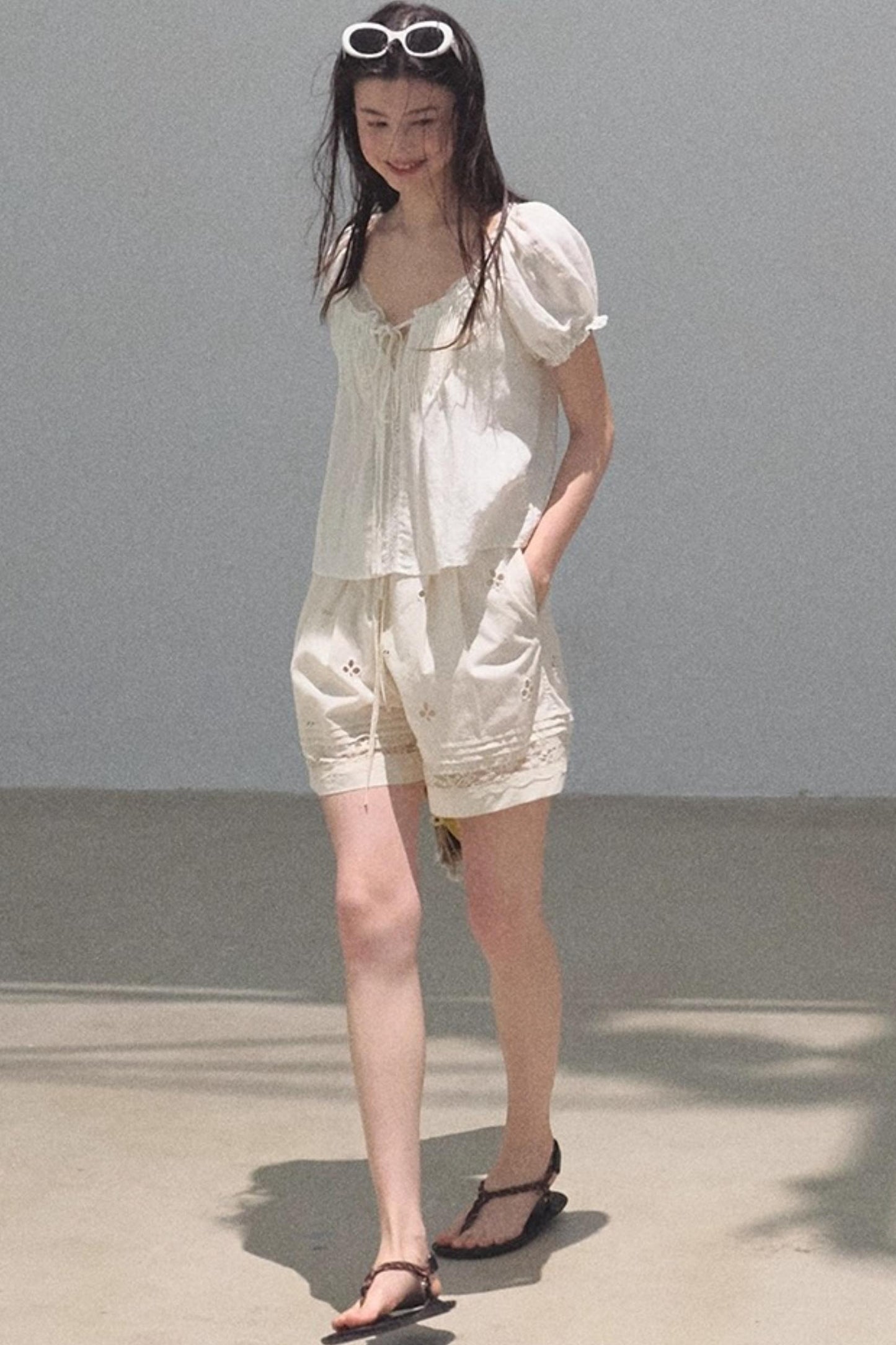 Summer Rome Cut-Out Shorts