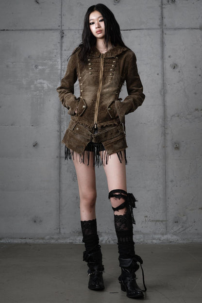 Detachable Slim Hooded Jacket