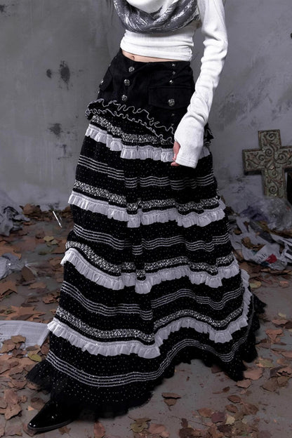 Rock Daughter Lace A-Line Skirt