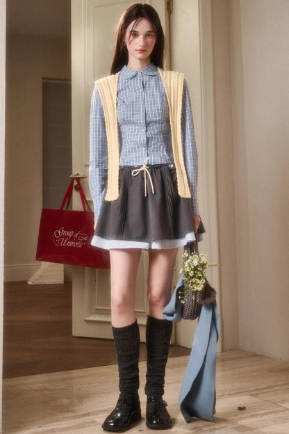 Organic Cotton Layered Skirt