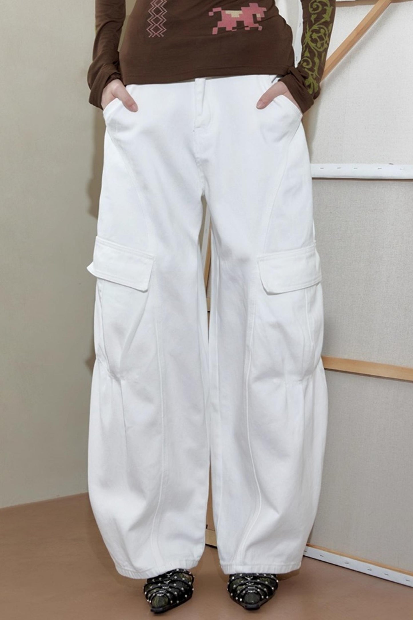 Relaxed Lazy Balloon Pants