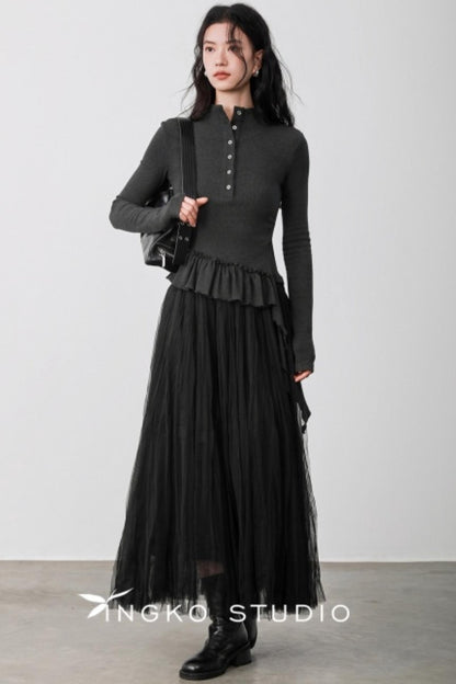 Smoke Gray Deconstructed T-shirt