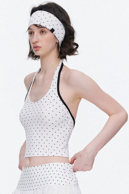 Color-Block Halter Camisole Top