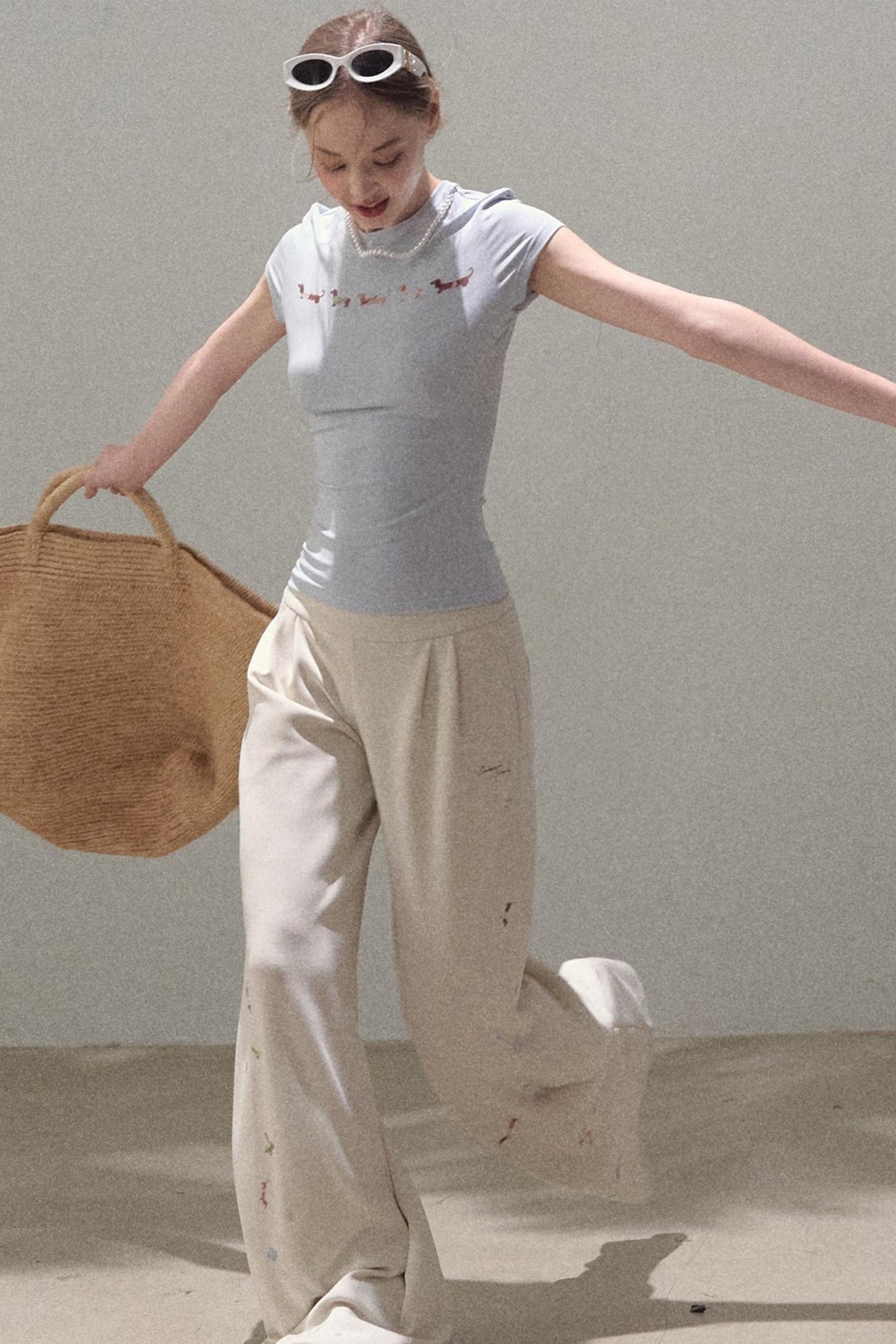 Flexi Wide-Leg Sweatpants