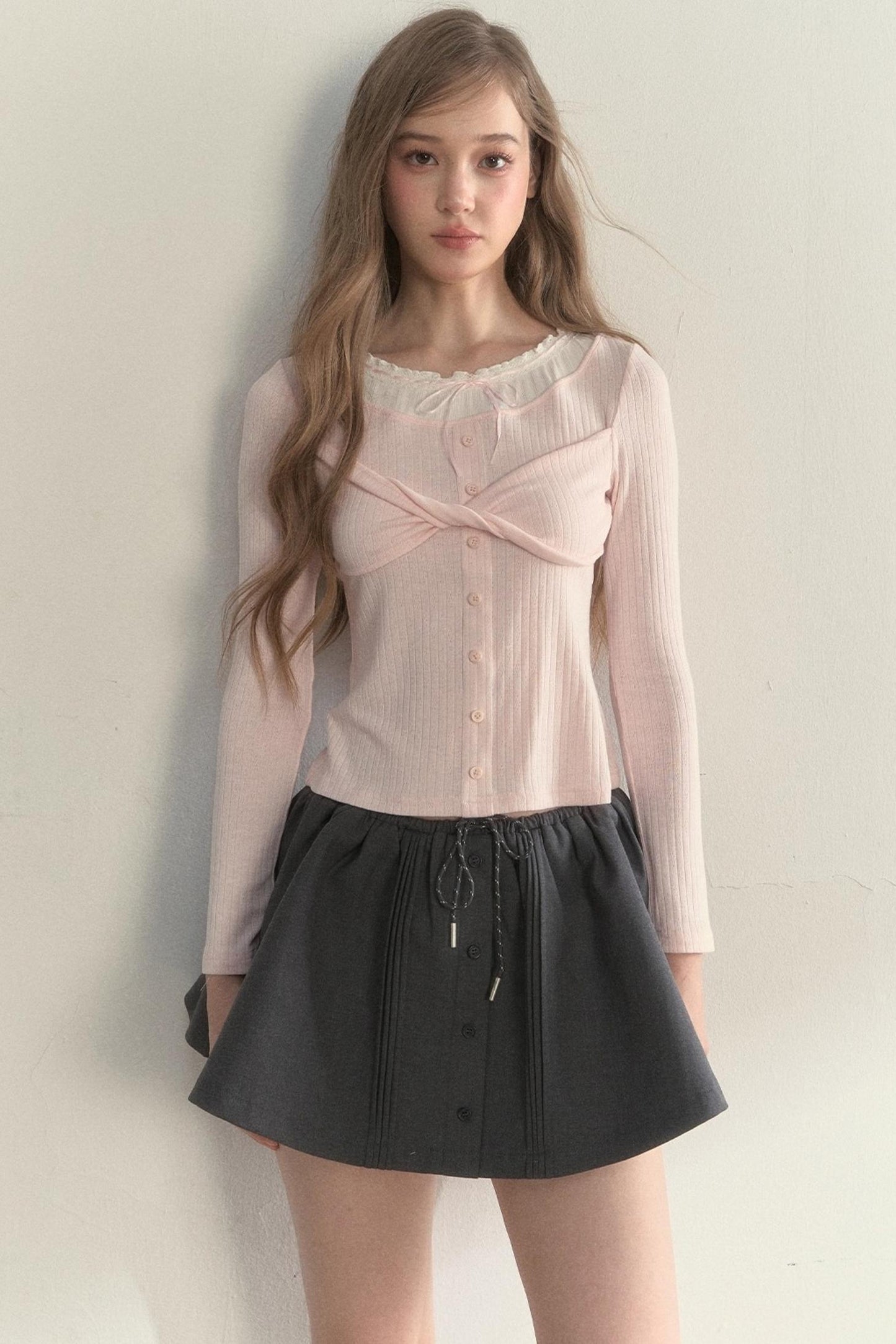 Bow Knot Knitted Top