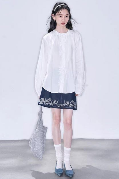 Jasmine Floral Lace Blouse